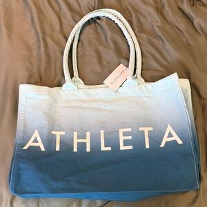 Athleta Gradient Blue Tote Bag